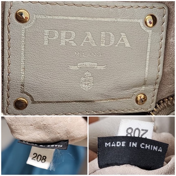 Authentic Prada Vitello Daino Leather Hobo Bag Off-White - Picture 5 of 14